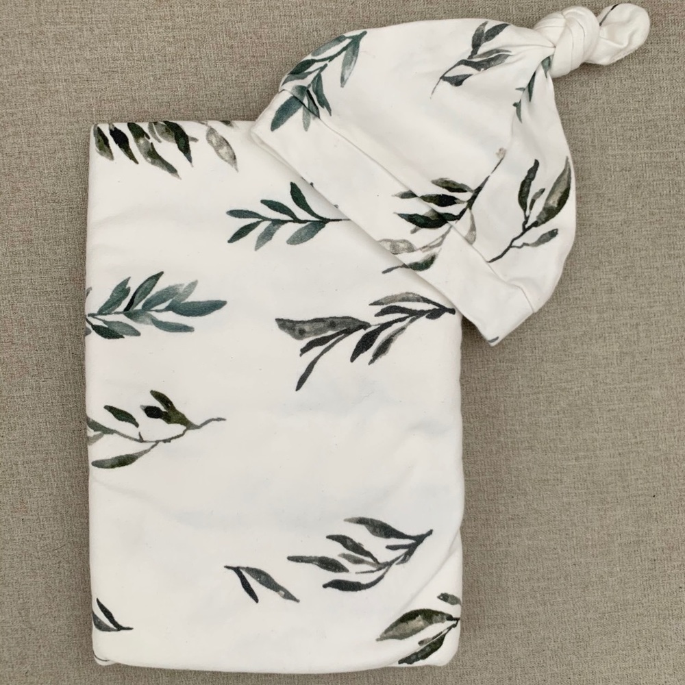 Brand New Swaddle Set + Hat